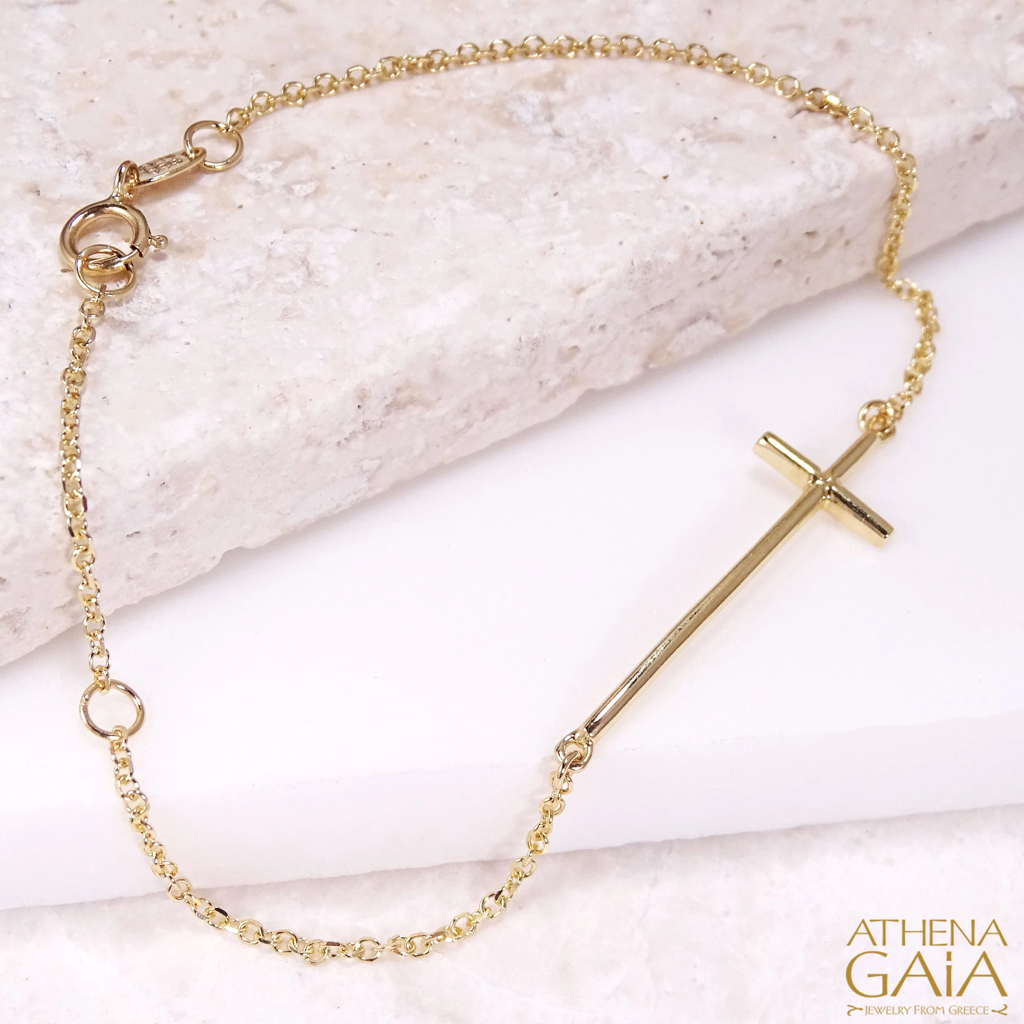 Side Cross Bracelet