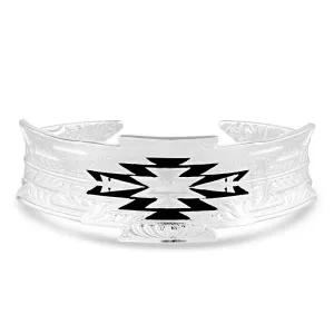 Summer Storm Geometric Cuff Bracelet