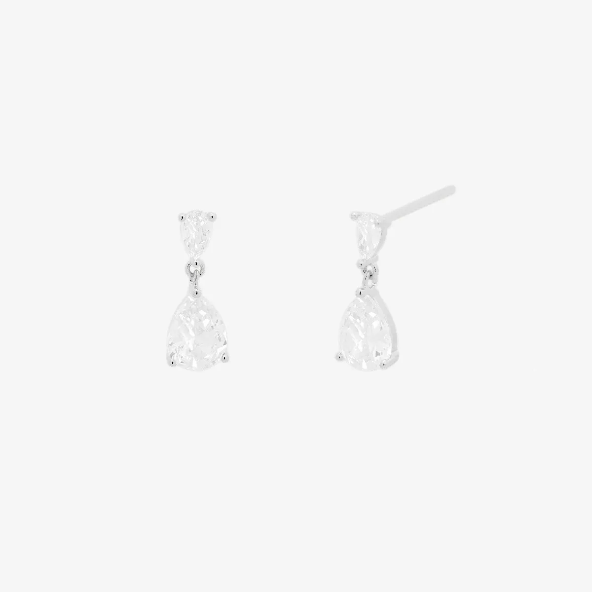 Tear drop dangle earrings