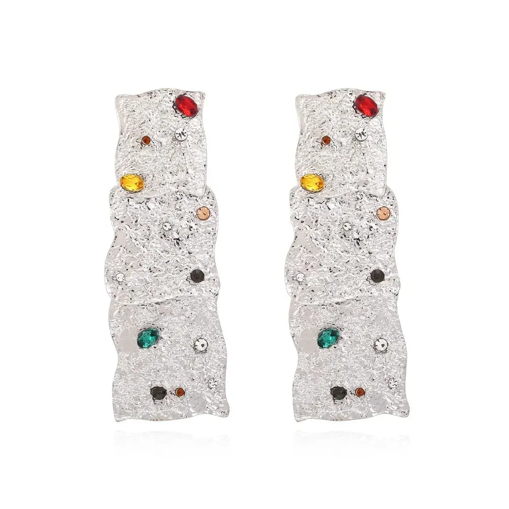 TEEK - Multi Layered Spliced Slated Earrings