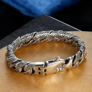 Vintage 925 Sterling Silver Bracelet – Timeless Elegance and Strength